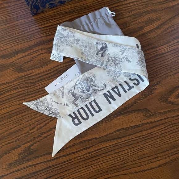 🌟trade🌟DIOR Toile De Jouy Mitzah Twilly - Picture 7 of 9